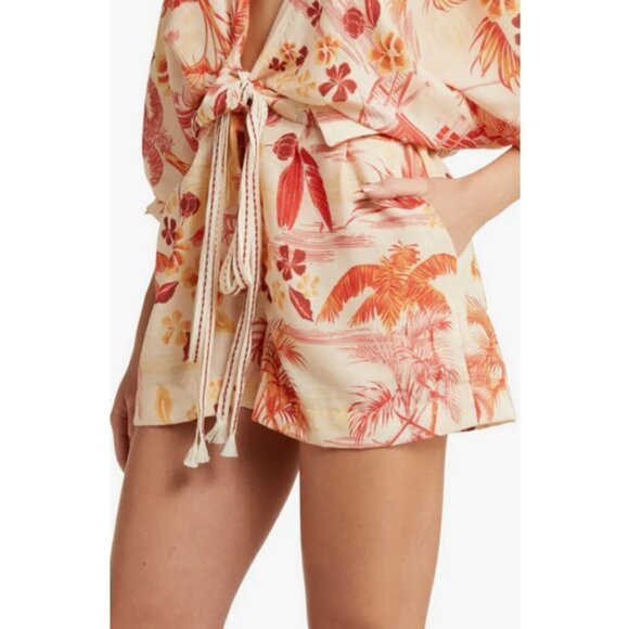💕AGUA BENDITA💕 Linnea Romper - Shaka Tropical Print Medium M NWT - Picture 9 of 16